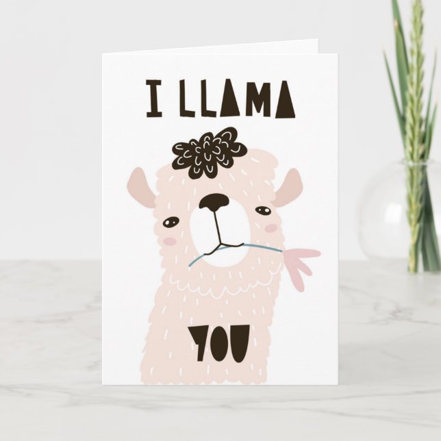 I Lama Sie Karte (Vorderseite)