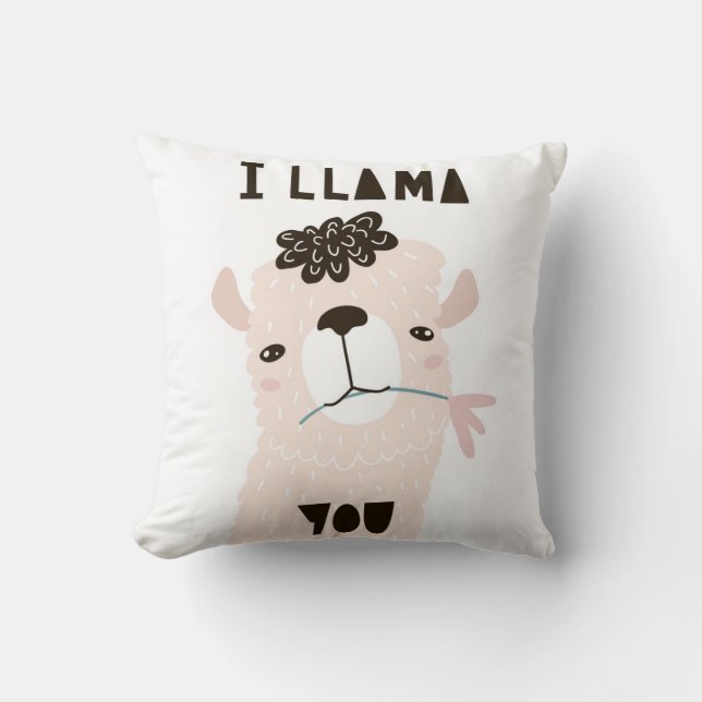 I Lama Sie Kissen (Vorderseite)