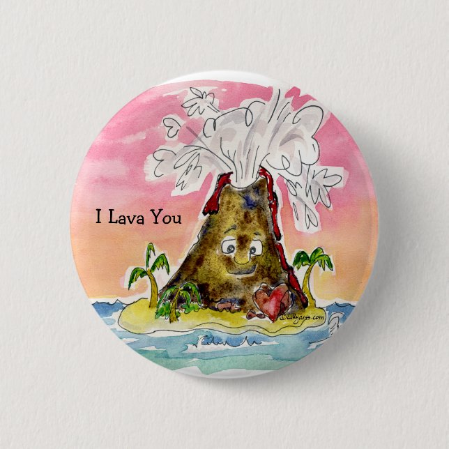 I Lava You Button (Vorderseite)