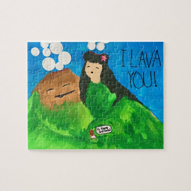 I Lava You Famille Jigsaw Puzzle (Horizontal)