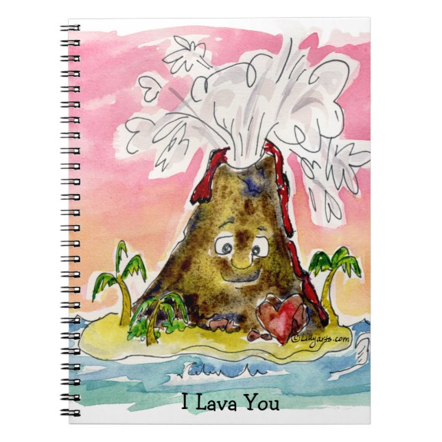 I Lava You Notizblock (Vorderseite)
