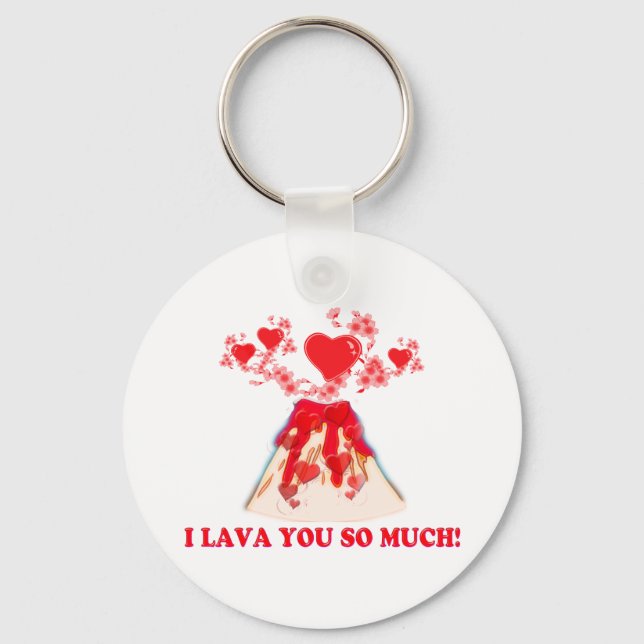 I Lava You Schlüsselanhänger (Vorderseite)