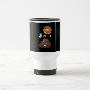 I le beignet donnent une tasse de voyage de