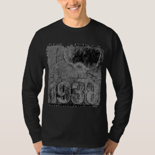 I Liebe 1938 - Vintager T - Shirt Schwarz-Weiß