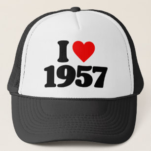 I LIEBE 1957 TRUCKERKAPPE