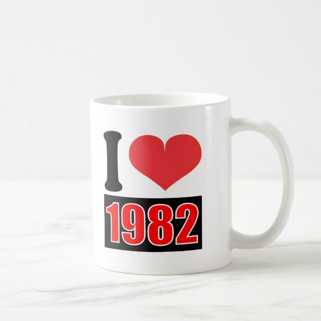 I Liebe 1982 - Tassen (Rechts)