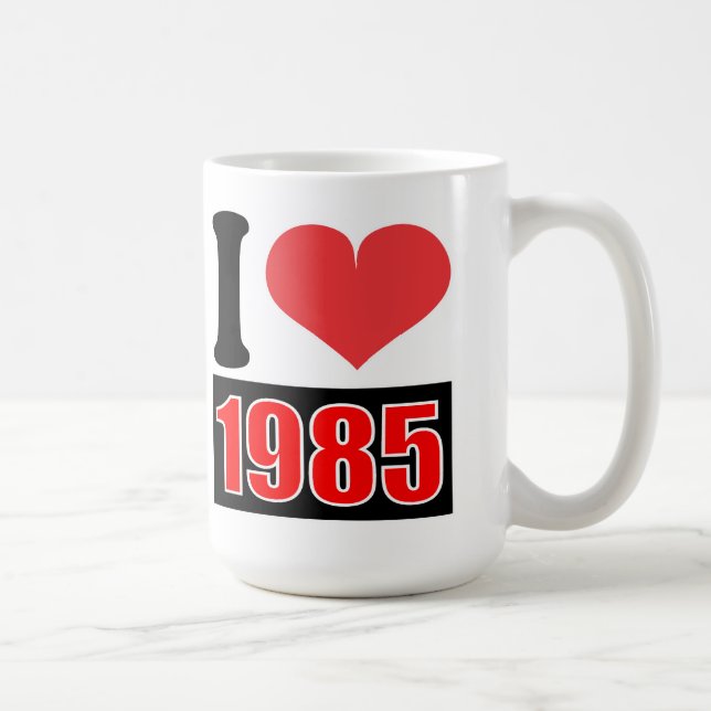 I Liebe 1985 - Tasse (Rechts)