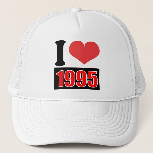 I Liebe 1995 - Hat Truckerkappe (Vorderseite)