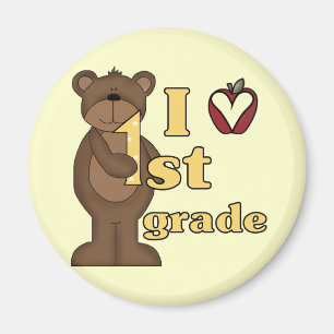 I Liebe-1. Grad-T-Shirts und Geschenke Magnet