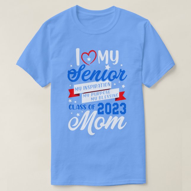 I Liebe 2023 Klasse "Mein Senior 2023" T-Shirt (Design vorne)