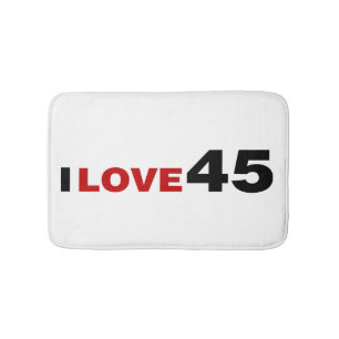 I Liebe 45 Badematte