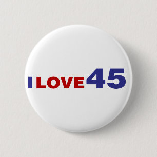 I Liebe 45 Button