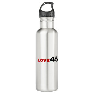 I Liebe 45 Edelstahlflasche
