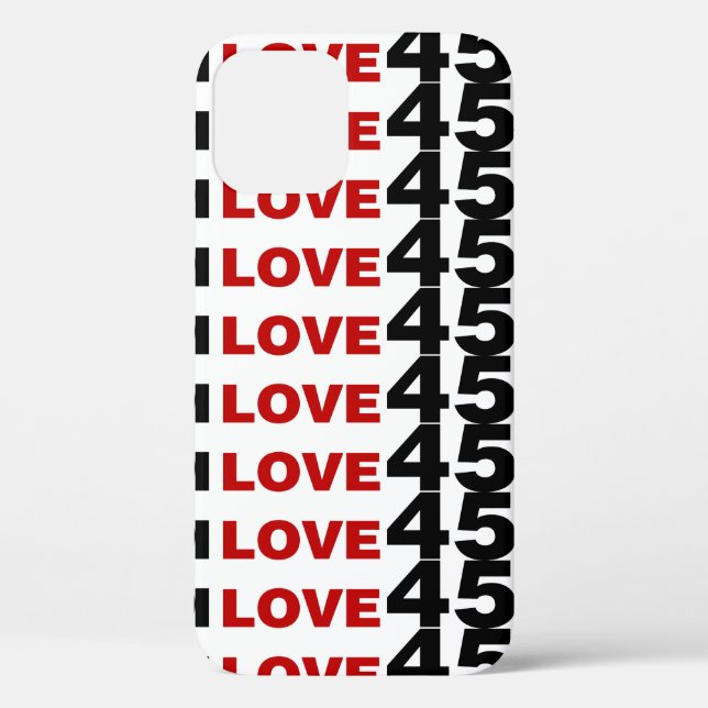 I Liebe 45 Fall Mate iPhone Case-Mate iPhone Hülle (Rückseite)