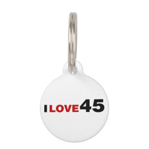 I Liebe 45 Haustiermarke