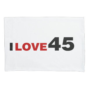 I Liebe 45 Kissenbezug