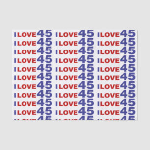 I Liebe 45 Seidenpapier