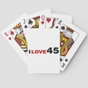 I Liebe 45 Spielkarten