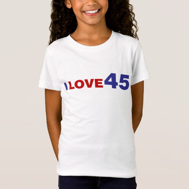 I Liebe 45 T-Shirt (Vorderseite)