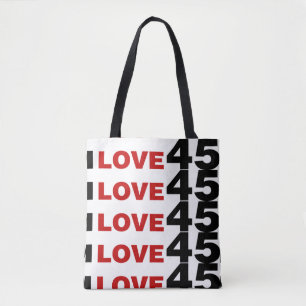 I Liebe 45 Tasche