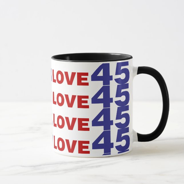 I Liebe 45 Tasse (Rechts)