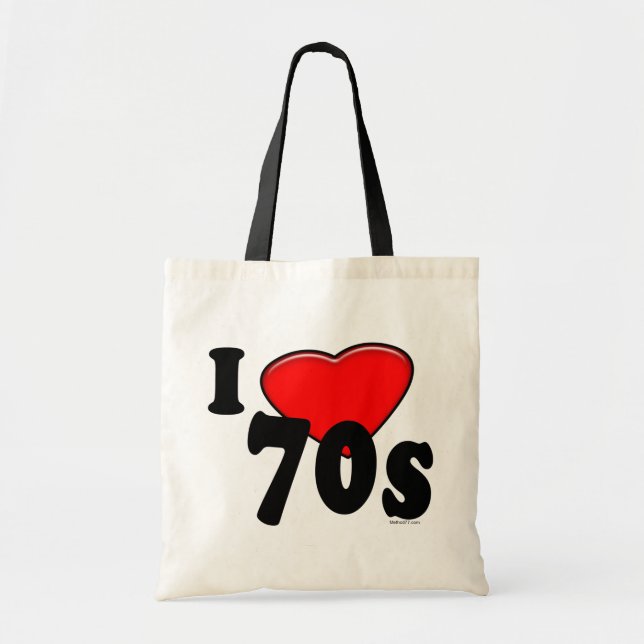 I Liebe-70er Tasche (Vorne)
