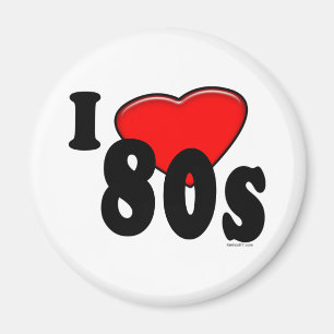 I Liebe-80er Magnet