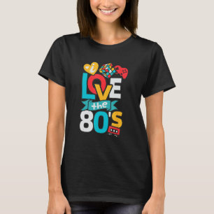 I Liebe 80er Shirt 80er Kleidung für Frauen und Mä