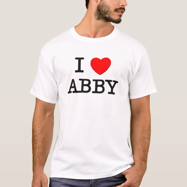 I Liebe Abby T-Shirt (Vorderseite)