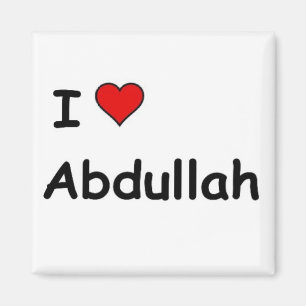 I Liebe Abdullah Magnet