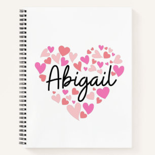 I Liebe Abigail Notizbuch