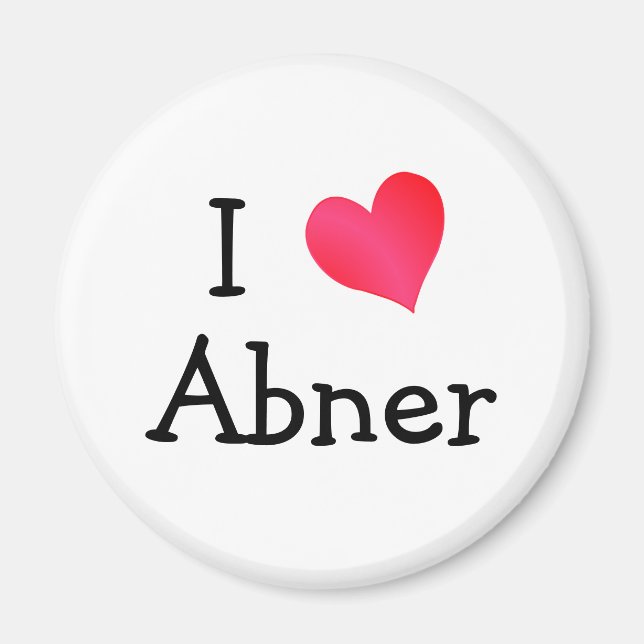 I Liebe Abner Magnet (Vorne)