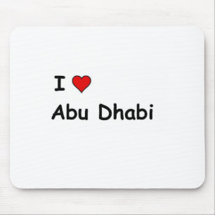 I Liebe Abu Dhabi Mousepad