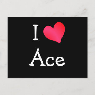 I Liebe Ace Postkarte