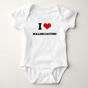 I Liebe-Achterbahnen Baby Strampler