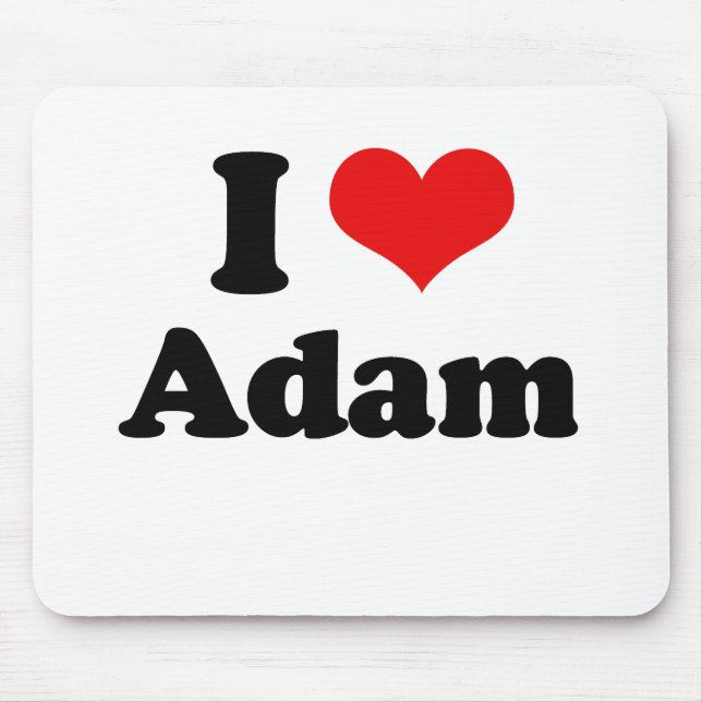 I Liebe Adam Mousepad (Vorne)