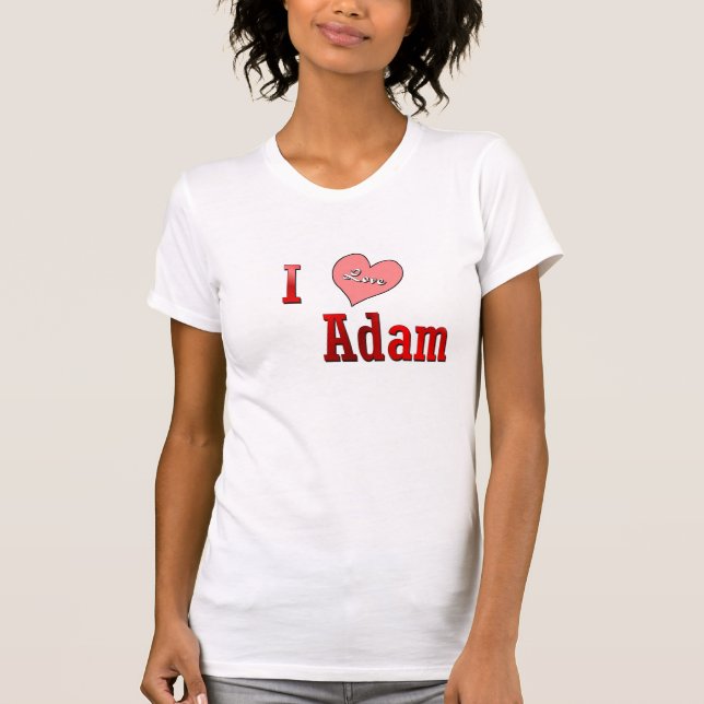 I Liebe Adam T-Shirt (Vorderseite)