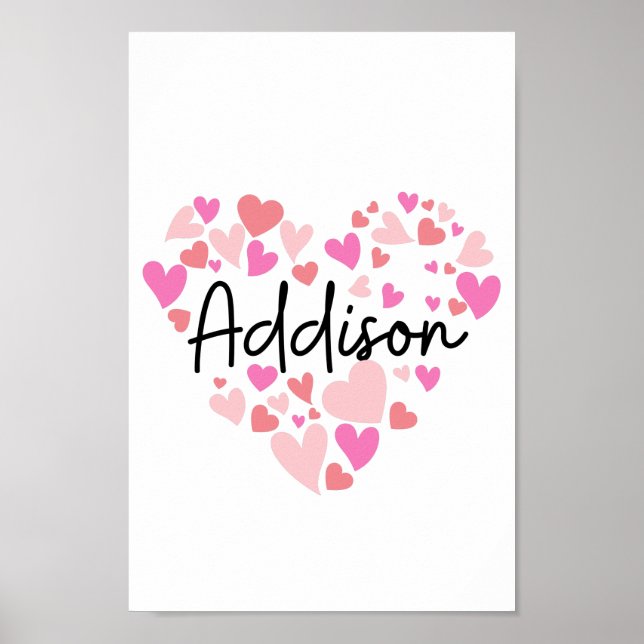 I Liebe Addison Poster (Vorne)