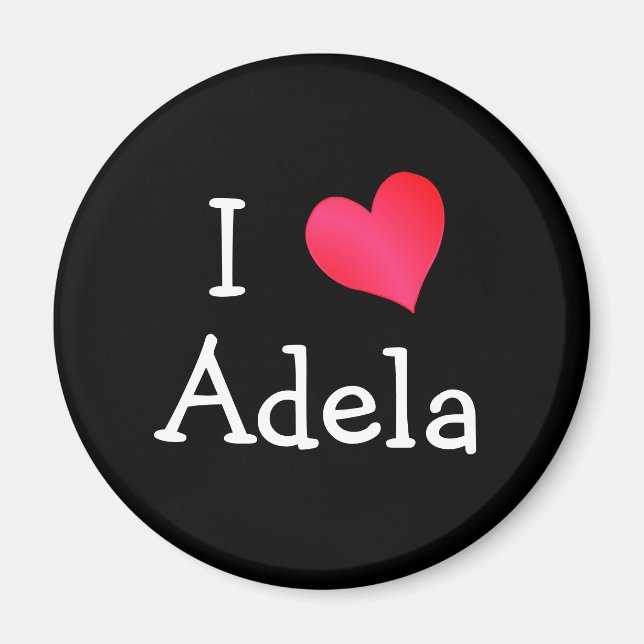I Liebe Adela Magnet (Vorne)