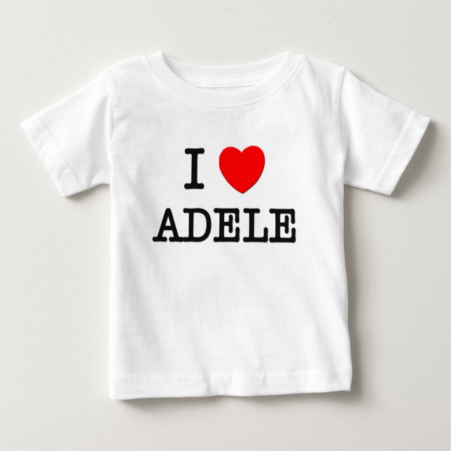 I Liebe Adele Baby T-shirt (Vorderseite)