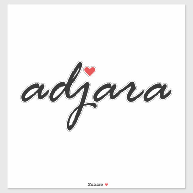 I Liebe Adjara Georgia Aufkleber (Blatt)