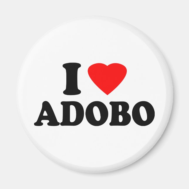 I Liebe Adobo Magnet (Vorne)