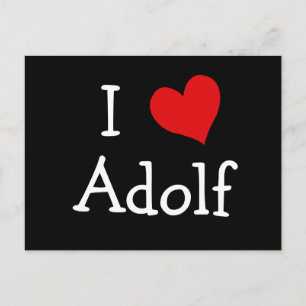 I Liebe Adolf Postkarte