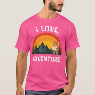 I Liebe Adventure Bear Explorer - Backpacker Hikin T-Shirt