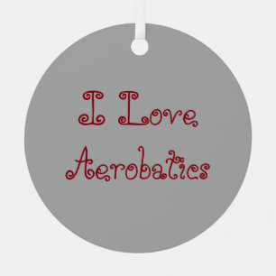 I Liebe Aerobatik Ornament