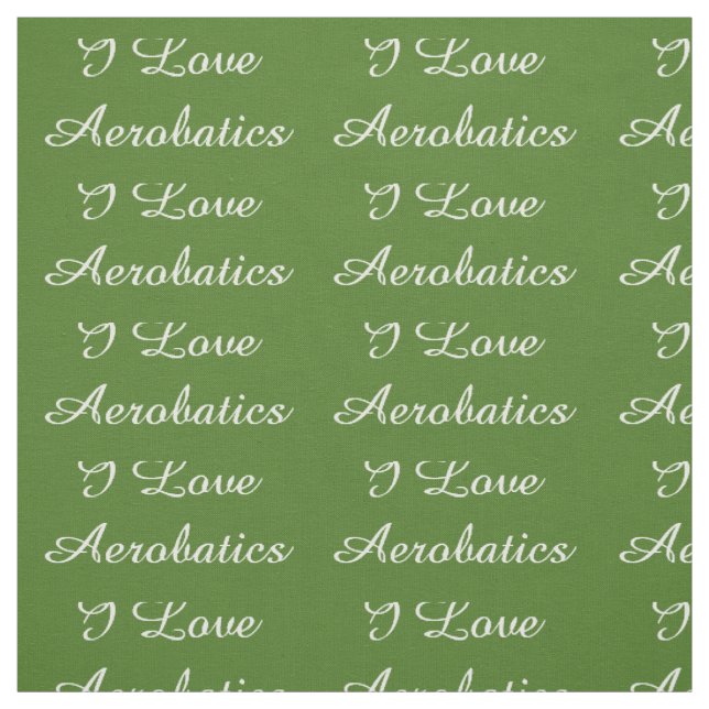 I Liebe Aerobatik Stoff (Muster)