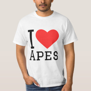 I Liebe Affen T-Shirt