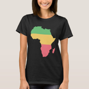 I Liebe Africa Rosta Colored Continent T-Shirt