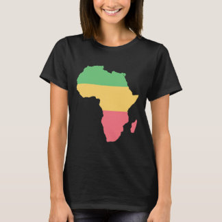 I Liebe Africa Rosta Colored Continent T-Shirt