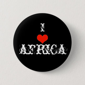 I Liebe Afrika Button